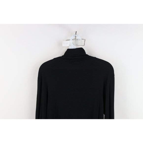 Vintage 90s Ralph Lauren Womens Large Distressed Thermal Knit Turtleneck T-Shirt - Picture 13 of 14